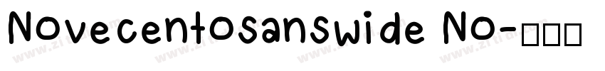 Novecentosanswide No字体转换